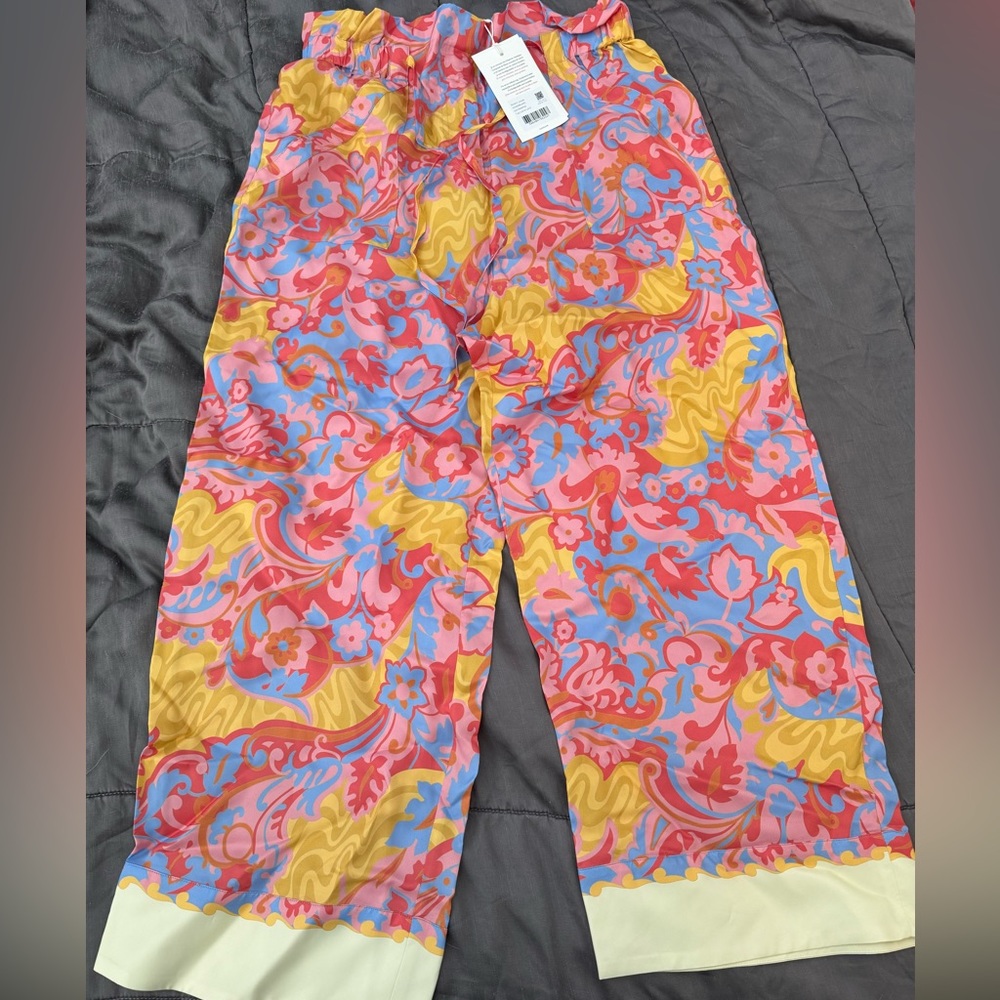 Sezane Jaques Trousers Wonderland Size 10/42 NWOT